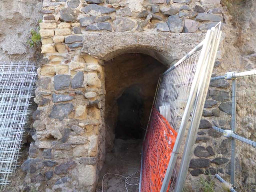 VII.16 Herculaneum, September 2015. Excavation tunnel.
For information see Sezione III, I cunicoli borbonici nella zona della Basilica Noniana e del Decumano Massimo,
in Rivista di Studi Pompeiani, XXI, 2010, (p.156-160).
See Pesaresi, P. Lavori di esplorazione e messa in sicurezza dei cunicoli borbonici nell’area della Basilica Noniana e del Decumano Massimo. (p.156).
See Camardo, D., Esposito, D., & Imperatore, C. Svuotamento di alcuni cunicoli borbonici nell’area della Basilica Noniano di Ercolano. (p.156-158).
See Camardo, D., Esposito, D., & Imperatore, C. Lo svuotamento del cunicolo all’angolo nord-orientale del Decumano Massimo. (p.158-160).